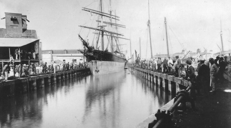 Blackwoods Dock, Barbados c.1890